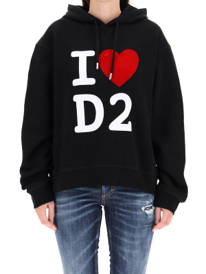 Dsquared2 Logo Print Hoodie