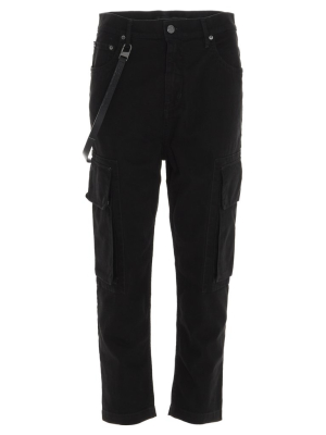 Helmut Lang Cropped Cargo Pants