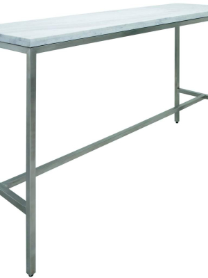 Verona Counter Table, White