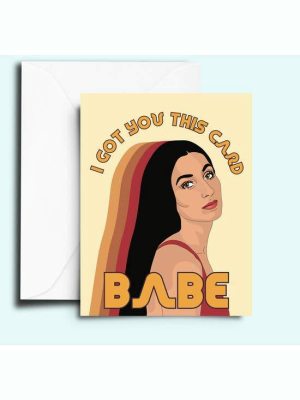 Got You This Card Babe Cher Card - Fc2