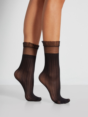 Sugar Glaze Sheer Socks