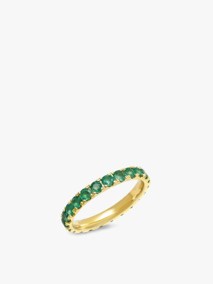 Large Emerald Band