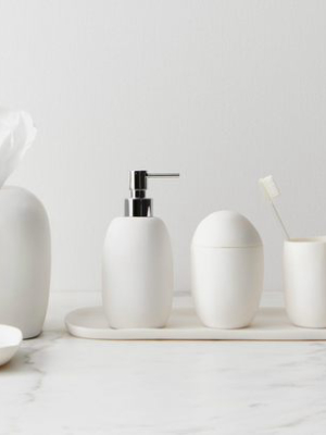 Resin White Bath Collection By Tina Frey