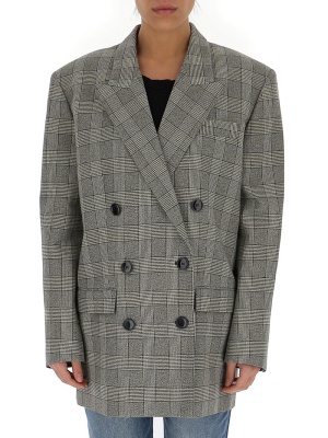 Isabel Marant Oladim Checked Print Blazer