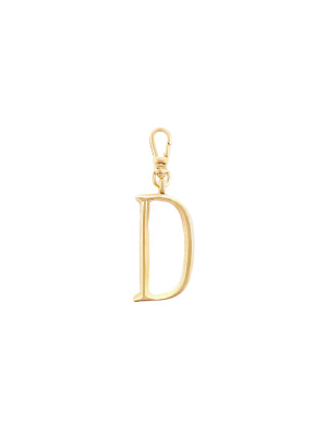 Plaza Letter D Charm - Small