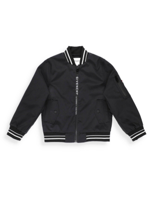 Givenchy Kids Striped Bomber Jacket