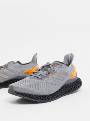 Adidas Running D4 Sneakers In Gray