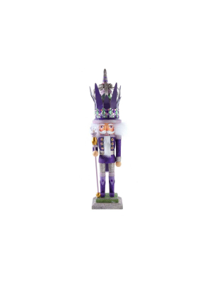 Kurt Adler 20" Hollywood Purple King Nutcracker