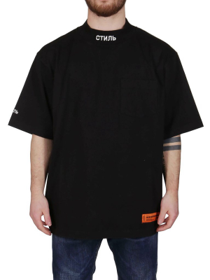 Heron Preston Ctnmb Mock Neck T-shirt