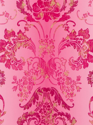 Kashgar Wallpaper In Fuchsia From The Edit Vol. 1 Collection By Designers Guild