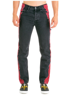 Marcelo Burlon County Of Milan Colour Block Jeans