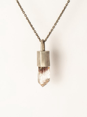 Talisman Necklace (hematite Phantom Quartz, Da+hq)