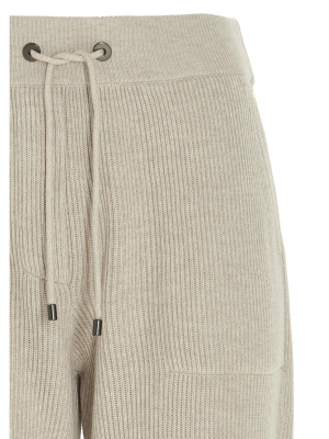 Brunello Cucinelli Rib Knit Track Pants