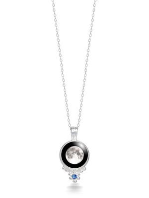 Classic Silver Birthstone Necklace