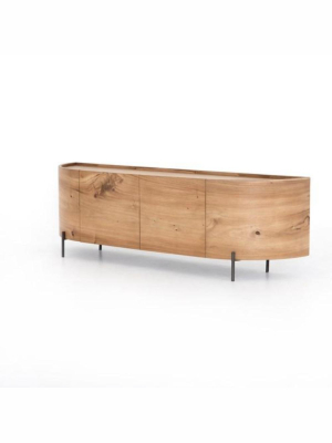 Lunas Media Console - Gold Guanacaste