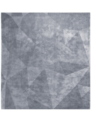 Quel Bordel Hand Knotted Rug In Light Blue Design By Second Studio