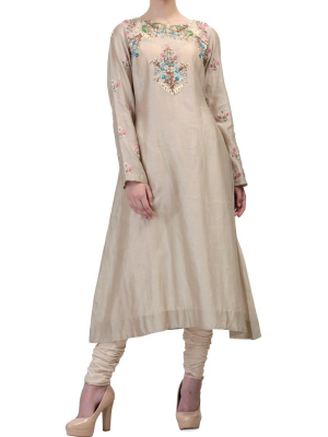 Embroidered Straight Kurta