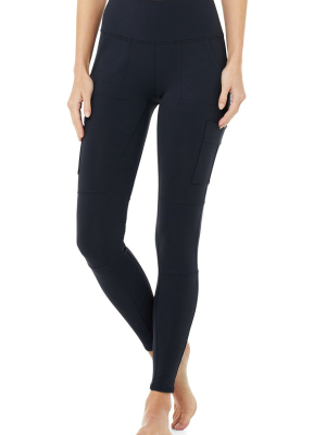 High-waist Cargo Legging - Dark Navy