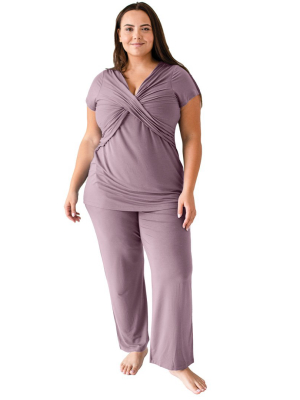 Davy Nursing & Maternity Pajamas | Dusty Mauve