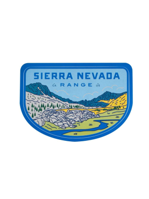Sierra Nevada Range Sticker | Sendero Provisions Co.