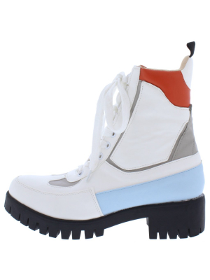 Danielle279 White Multi Women's Boot