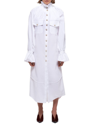 Ivory Shirt Dress (05-03-roumaine-white)