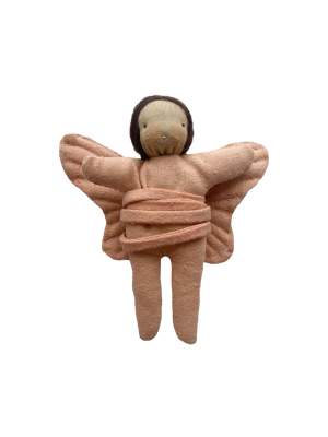 Full Flower Moon Waldorf Butterfly Doll · Beige