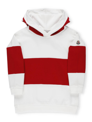 Moncler Enfant Logo Print Hoodie