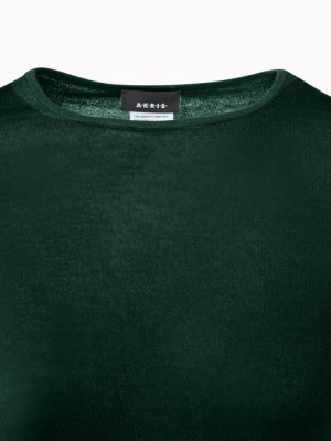 Fine Gauge Cashmere Silk Pullover