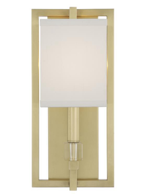 Crystorama Dixon 1 Light Sconce