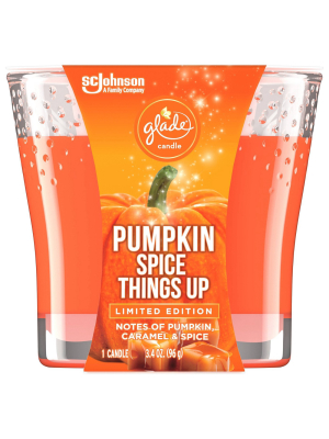 Glade Jar Candle Pumpkin Spice Things Up - 3.4oz