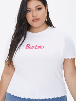 Plus Size Ribbed Barbie™ Tee