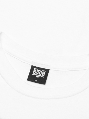 Bounty Hunter Horizontal Logo Tee - White