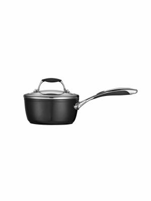 Tramontina Gourmet Ceramica_01 Deluxe 1.5qt Sauce Pan With Lid Metallic Black