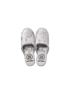 Velvet Slipper - Small - Silver