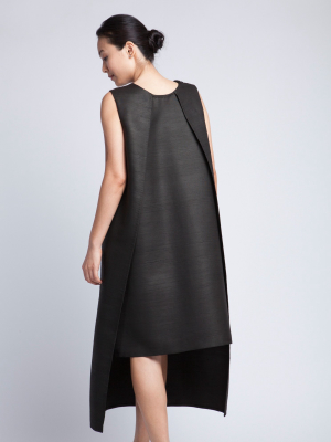 Tortoise Mollis Black Silk Dress / Size Xs - Black