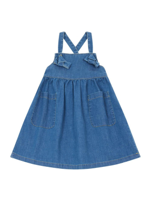 Yellow Pelota Original Knot Skirt - Denim