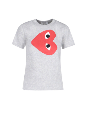 Comme Des Garçons Play Heart Printed T-shirt