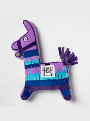 Fortnite Llama Throw Pillow Purple