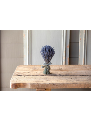 Park Hill Collection Dried Lavender Bundle With Ribbon 10"