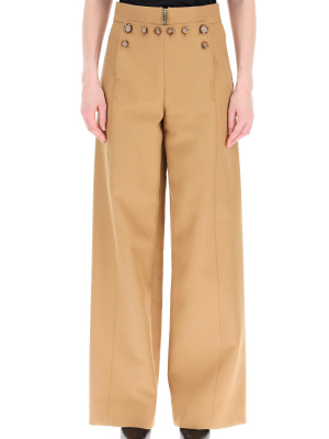 Burberry Twill Sailor Trousers