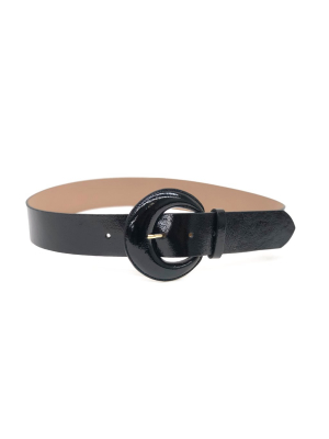 Maura Mini Gloss Leather Belt