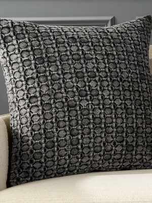 20" Black Stonewash Pillow