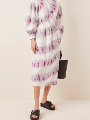 Tamara Printed Cotton-voile Midi Dress