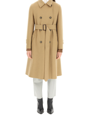 Weekend Max Mara Double Breasted Belted Coat