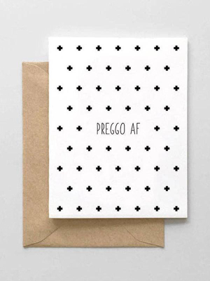 Preggo Af Card