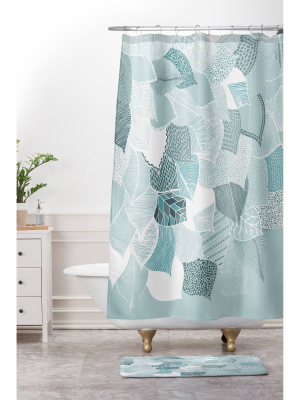 Pretty In Pastel Memory Foam Bath Mat And Shower Curtain Collection - Deny Designs