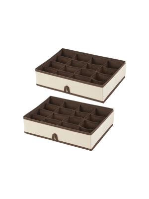 Mdesign Soft Fabric Dresser Drawer/closet Storage Organizer