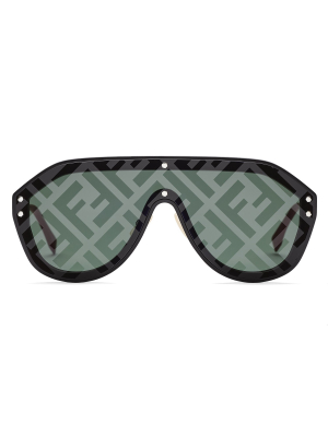 Fendi Eyewear Ff Monogram Aviator Sunglasses