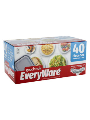 Goodcook Everyware Set Food Storage Containers With Lids - 40pc